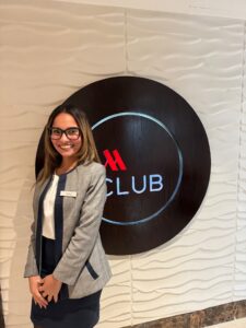 Lamees with a big &ldquo;Welcome to the M Club&rdquo;