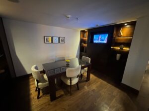 Small conference/dining area