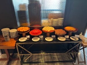 Dessert selection. Varies daily.